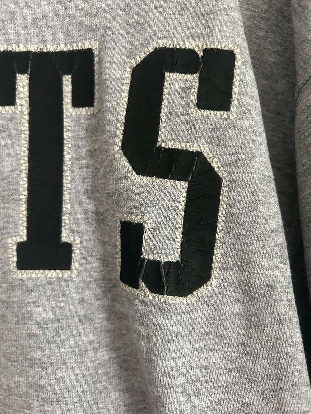 Vintage Y2K Roots Sporting Goods Hockey Jersey Long Sleeve Shirt Grey Black - Picture 6 of 16